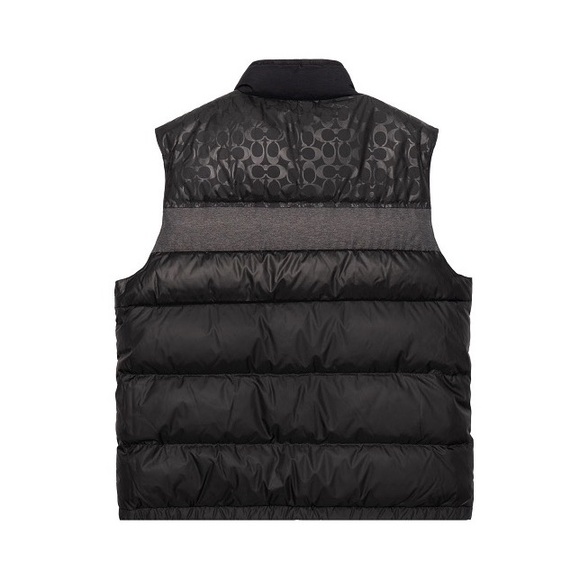 COACH Signature Down Puffer Vest - Picture 3 of 4